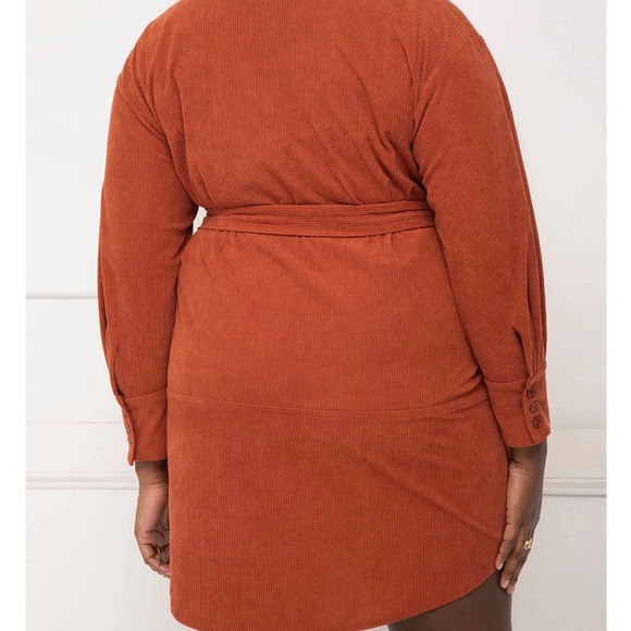 Eloquii Fall Women’s Plus corduroy dress - Picture 3 of 9